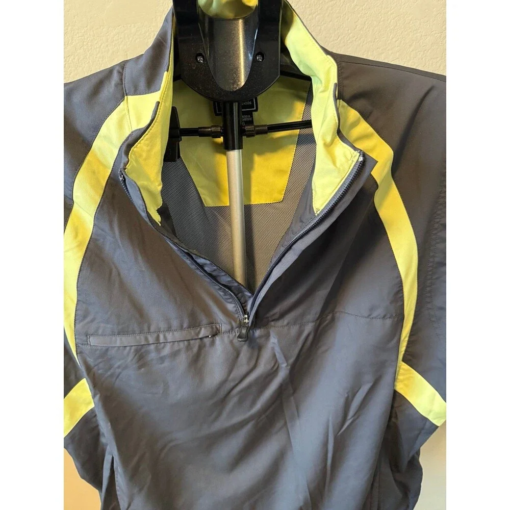 Adidas Quarter Zip Pullover Windbreaker Vest Size XL - Picture 3 of 6